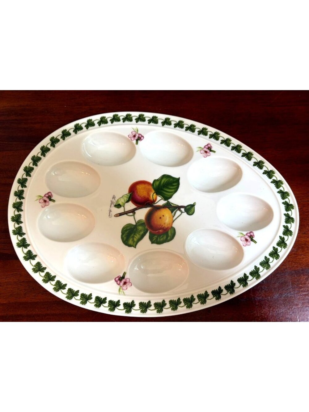 Portmeirion Pomona Deviled Egg Porcelain Platter, Susan Williams- Ellis